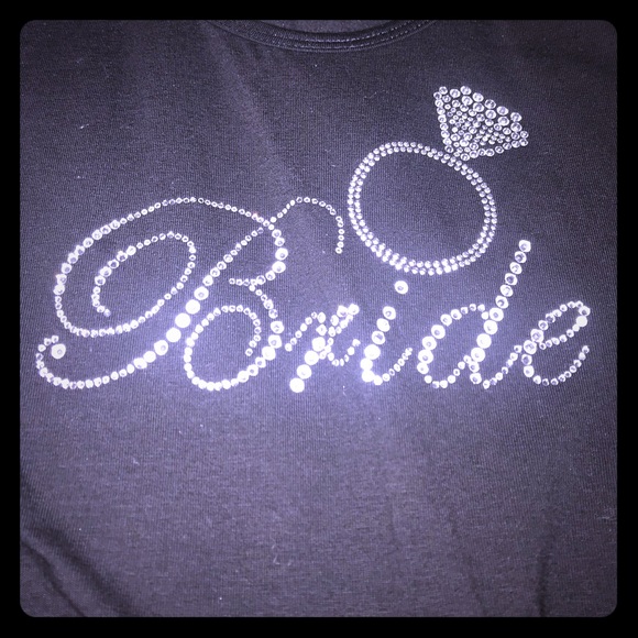 Rhinestone studded bride tank - Picture 2 of 5